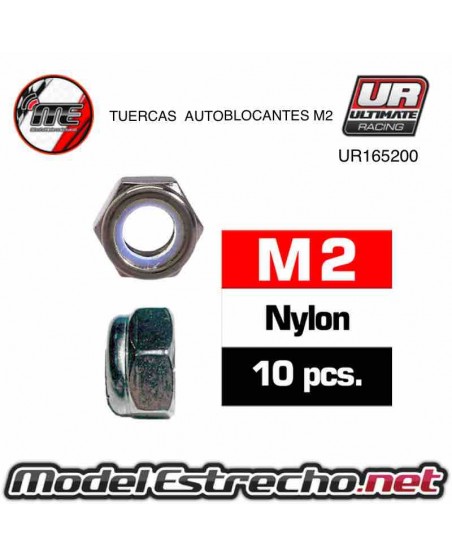 TUERCAS AUTOBLOCANTES M2 (10U.) Ref: UR165200