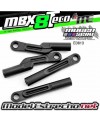 ROTULAS PLASTICO TRAPECIO SUPERIOR TRASERO MUGEN MBX7T / 8T TRUGGY Ref: E0813