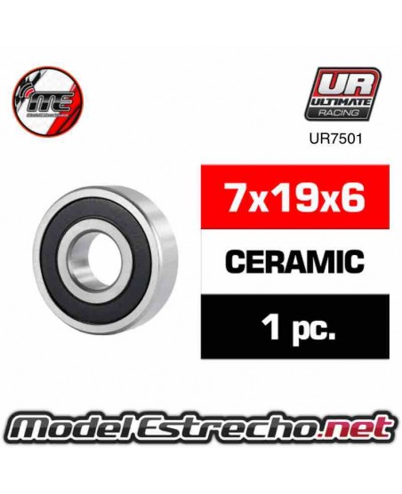 RODAMIENTO 7x19x6 CERAMICO DELANTERO MOTOR Ref:UR7501