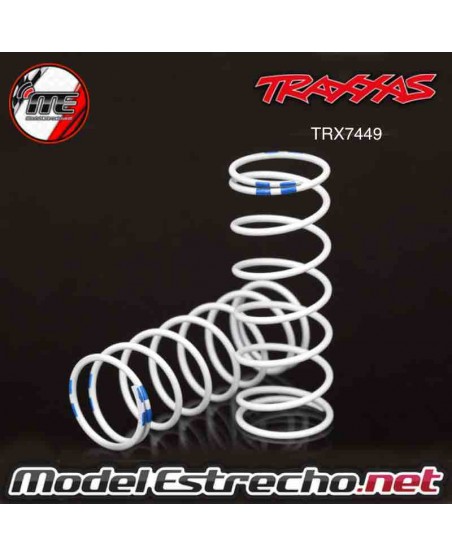 TRAXXAS MUELLES BLANCOS TRASEROS RATE 0.892 AZUL Ref: TRX7449