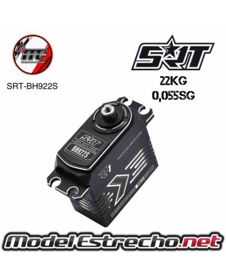 SERVO SRT 1/8 CAJA METALICA PIÑON METALICO BH9027