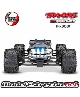 TRAXXAS E-REVO 2 4WD MONTER RTR TQi 1/10 BRUSHLESS 2.4Ghz TSM AZUL Ref: TRX86086-4B