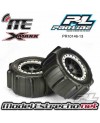 PROLINE BADLANDS MX43 PRO-LOC ALL TERRAIN TIRES MOUNTED FOR X-MAXX