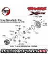 TRAXXAS X-MAXX CAJA DIFERENCIAL CENTRAL INTERIOR ALUMINIO  Ref: TRX7781X