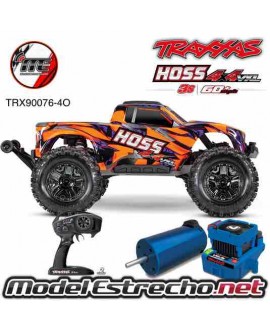 TRAXXAS HOSS MONSTER TRUCK 1/10 RTR 4WD 3S BRUSHLESS NARANJA Ref: TRX90076-4O