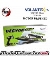 LANCHA VOLANTEX RACENT VECTOR SR48 BRUSHED RACING BOAT NEGRA RTR 2,4Ghz Ref: V797-3B
