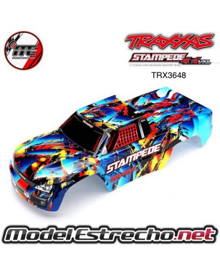TRAXXAS CARROCERIA PINTADA ROCK N` ROLL STAMPEDE