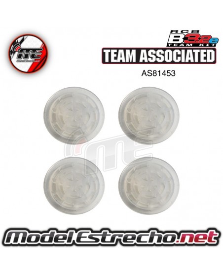 ASSOCIATED RC8B3.1 ROTULAS PLASTICO TRAPECIO SUPERIOR TRASERO 5mm