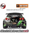 HPI MICRO RS4 DRIFT FAIL CREW NISSAN SKYLINE R34 GT-R 1/18  HPI-120101