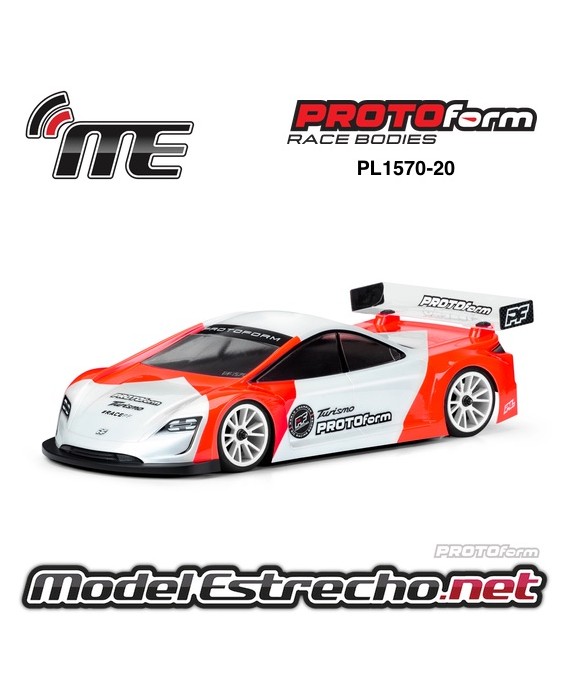 PROTOFORM TURISMO CLEAR BODY FOR 1/10 190mm

Ref: PL1570-20