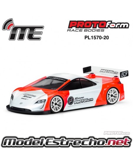 PROTOFORM TURISMO CLEAR BODY FOR 1/10 190mm

Ref: PL1570-20