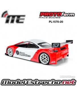 PROTOFORM TURISMO CLEAR BODY FOR 1/10 190mm

Ref: PL1570-20