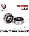 BALL BEARINGS, BLACK RUBBER SEALED (4X10X4MM) (2)