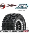 PROLINE BADLANDS MX43 PRO-LOC ALL TERRAIN TIRES MOUNTED FOR X-MAXX