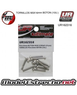 TORNILLOS SIG M3x16mm BOTON (10U.) 

Ref: UR162316