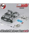 KILLERBODY BUMPER WITH LEDS ALUMINIUM BLACK 1/10 TRUCK