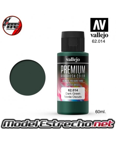 VALLEJO PREMIUM VERDE OSCURO 60ML 014

Ref: 62014