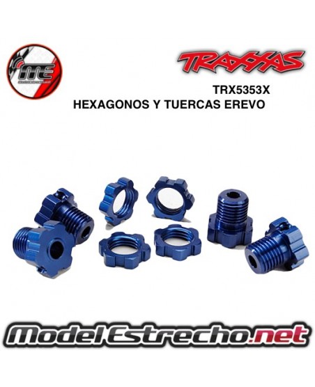 HEXÁGONOS 17mm TRAXXAS Y TUERCAS AZUL

Ref: TRX5353X