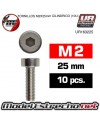 TORNILLOS M3x25mm CILINDRICO (10U.)