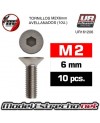 TORNILLOS M2X6MM AVELLANADO

Ref: UR161206