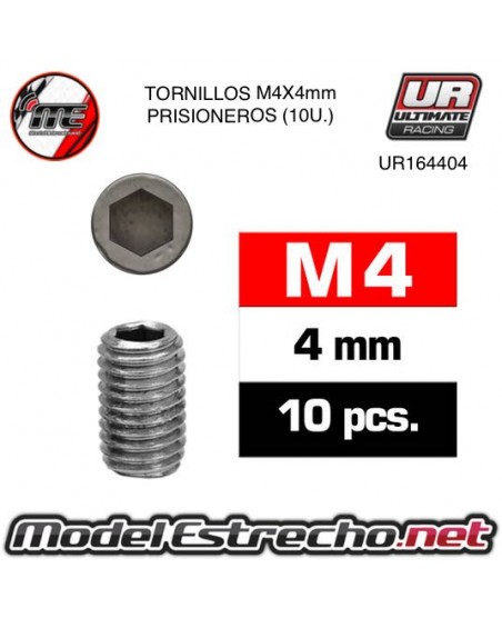 TORNILLOS M4X4 PRISIONERO (10U.)