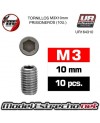 TORNILLOS M3X10 PRISIONERO (10U.)
