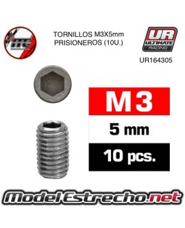 TORNILLOS M3X5 PRISIONERO (10U.)

Ref: UR164305