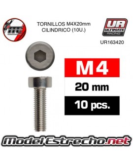 TORNILLOS M4x20mm CILINDRICO (10U.) 

Ref: UR163420
