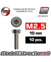 TORNILLOS M2.5x10mm CILINDRICO (10U.) 

Ref: UR1632510