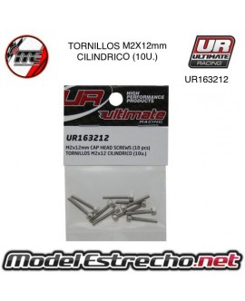 TORNILLOS M2x12mm CILINDRICO (10U.) 

Ref: UR163212