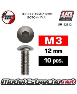 TORNILLOS SIG M3x12mm BOTON (10U.) 

Ref: UR162312
