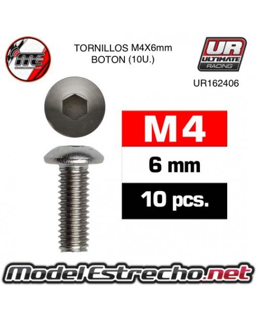 TORNILLOS M4X6MM BOTON 

Ref: UR162406
