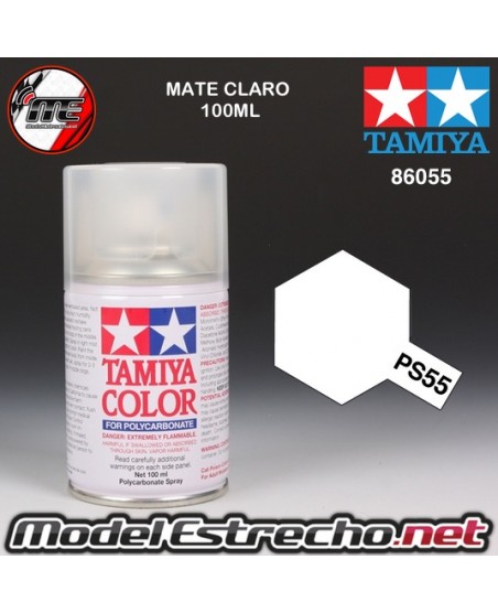 PS-55 SPRAY MATE CLARO 100ML TAMIYA LEXAN POLICARBONATO

Ref: PS-55
