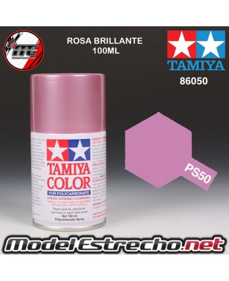 PS-50 SPRAY ROSA BRILLANTE 100ML TAMIYA LEXAN POLICARBONATO

Ref: PS-50