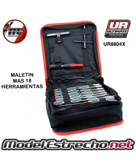 MALETIN DE HERRAMIENTAS ULTIMATE RACING 18 PIEZAS