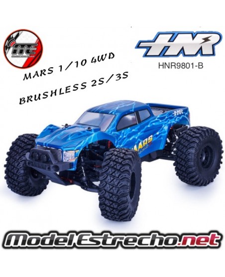 COCHE MARS BAJA 1/10 BRUSHLESS 80A 3600Kv HNR9801-DB 4X4 WATERPROOF AZUL RTR

Ref: HNR9801-B