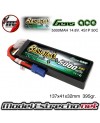 Gens Ace 5000mha 7,4v 50C 2S2P HardCase Lipo