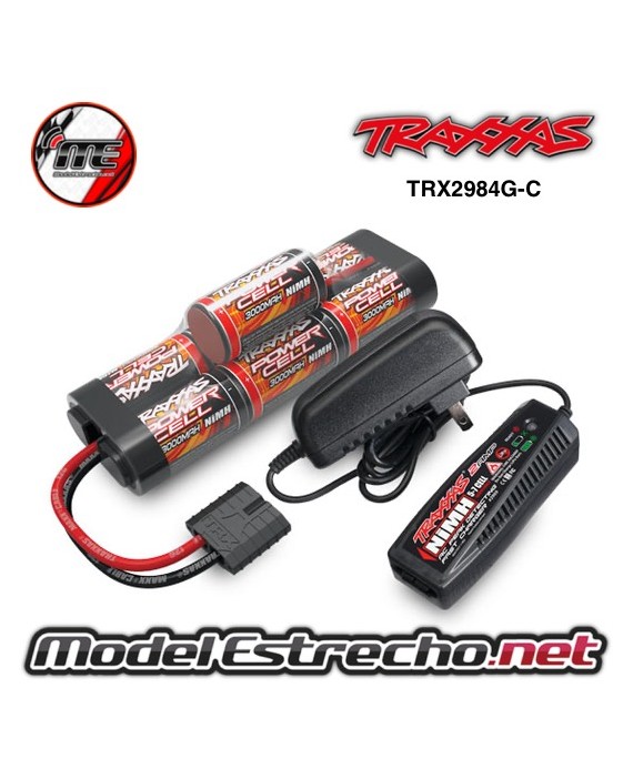 TRAXXAS BATTERY/CHARGER COMPLETER PACK 2969 CHARGER/2926X HUMP BATTERY

Ref: TRX2984G-C