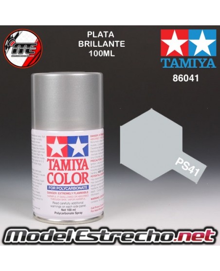 PS-41 SPRAY PLATA BRILLANTE 100ML TAMIYA LEXAN POLICARBONATO

Ref: PS-41
