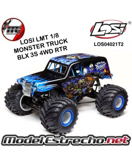 copy of LOSI LMT 1/8 MONSTER TRUCK BLX 3S 4WD RTR ( GRAVE DIGGER)