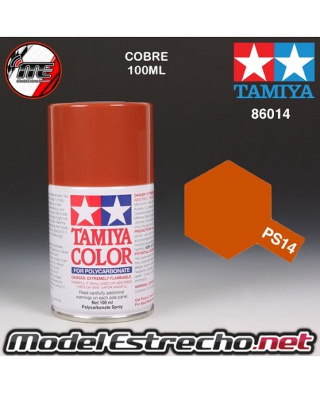 PS-14 SPRAY COBRE 100ML TAMIYA LEXAN POLICARBONATO

Ref: PS-14