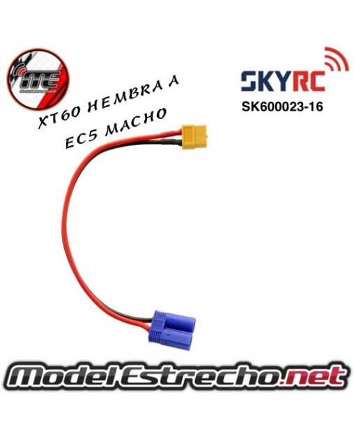 CABLE DE CARGA XT60 A EC5 MACHO

Ref: SK600023-16