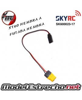 CABLE DE CARGA XT60 A FUTABA HEMBRA

Ref: SK600023-17
