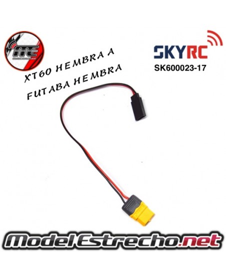 CABLE DE CARGA XT60 A FUTABA HEMBRA

Ref: SK600023-17