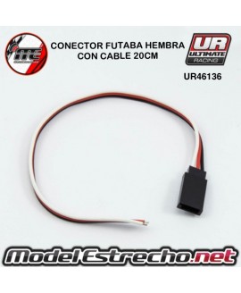 CONECTOR FUTABA HEMBRA CON CABLE 20cm

Ref: UR46136