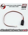 CONECTOR FUTABA HEMBRA CON CABLE 20cm

Ref: UR46136