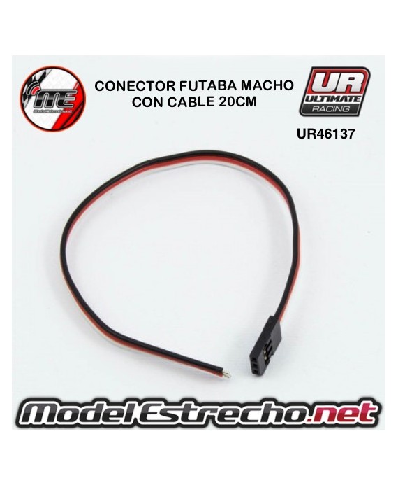 CONECTOR FUTABA HEMBRA CON CABLE 20cm

Ref: UR46137