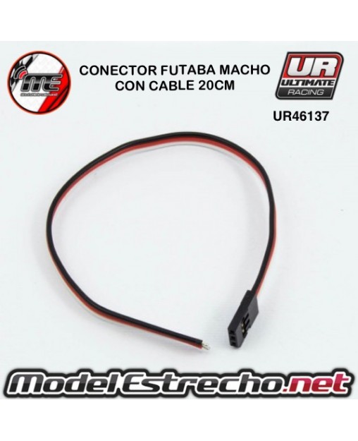 CONECTOR FUTABA HEMBRA CON CABLE 20cm

Ref: UR46137