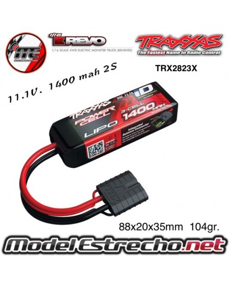 BATERIA TRAXXAS POWER CELL LIPO 5000MAH 11.1V 3S 25C
