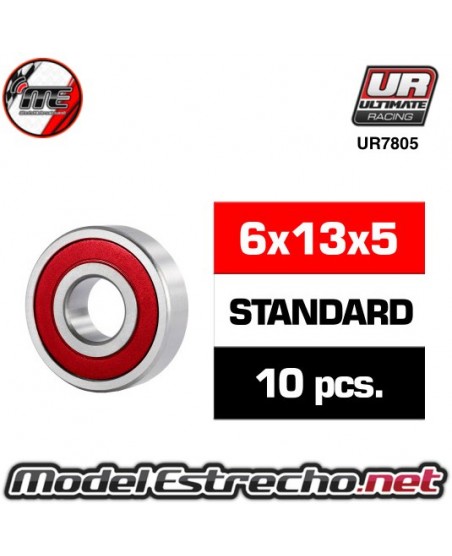 6X13X5mm RODAMIENTO HS TAPAS GOMA (10U.)

Ref: UR7805